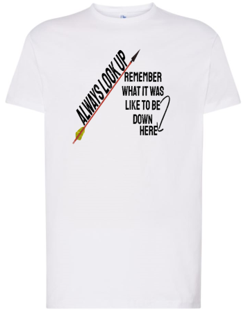 Unisex-t-shirt-Look Up